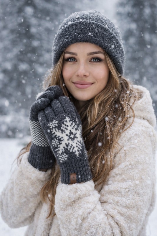 Mutka Vinger Handschoen gebreid Otso 1490B  2 / 2