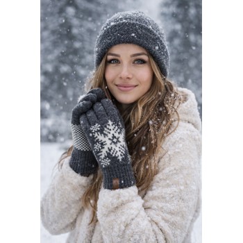 Mutka Vinger Handschoen gebreid Otso 1490B  2 / 2