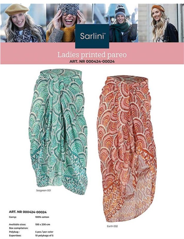 Sarlini Ladies Printed Overtop 000423-00024 3 / 3