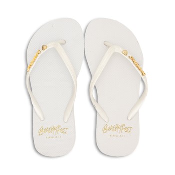 BeachyFeet Dames Teenslippers Blanco 1 / 3