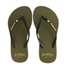 BeachyFeet Dames Teenslippers Khaki 1 / 3