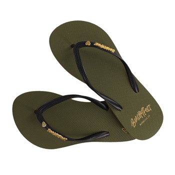 BeachyFeet Dames Teenslippers Khaki 2 / 3