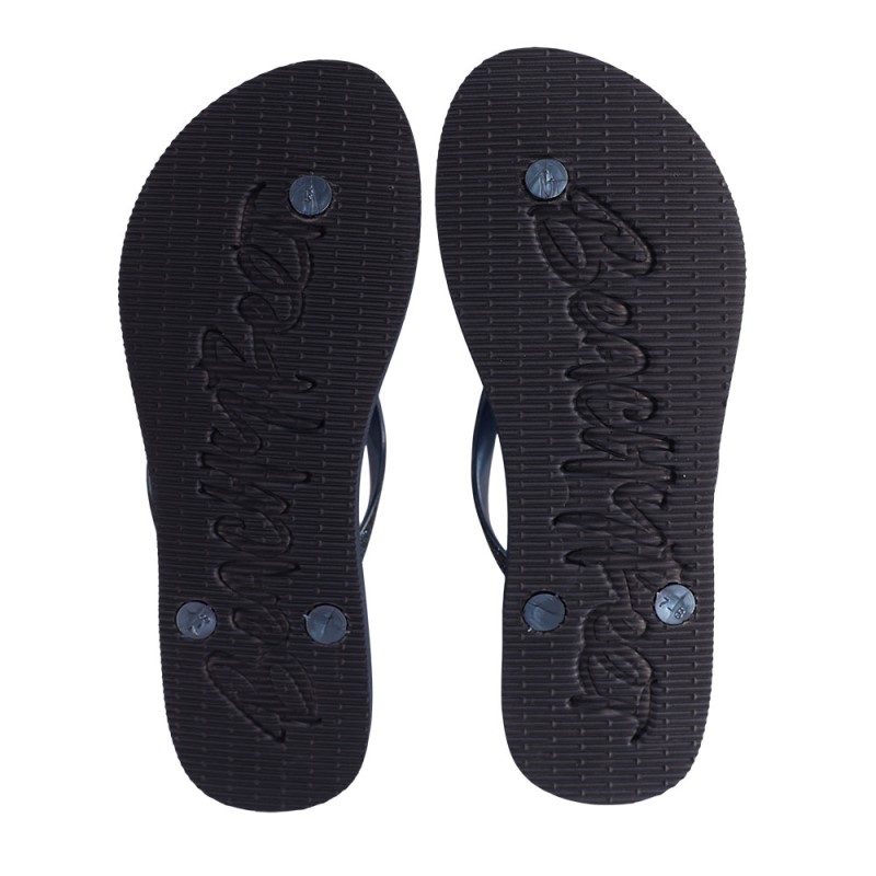 BeachyFeet Dames Teenslippers Navy Shimmer 2 / 3