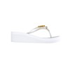 BeachyFeet Dames Flamencos FlipFlop Blanco (Verbouwing) 3 / 4