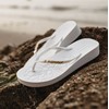 BeachyFeet Dames Flamencos FlipFlop Blanco (Verbouwing) 4 / 4