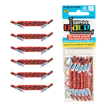 U-Laces Siliprint Pink Leopard 101885 1 / 2