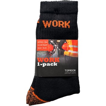 Top Rock Work Sok 1-pack zwart/oranje 1304 1 / 3
