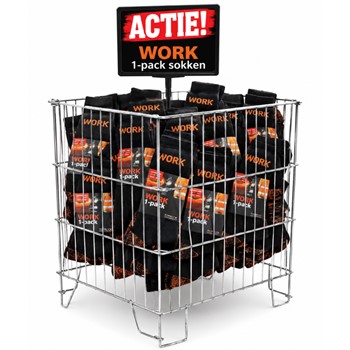Top Rock Work Sok 1-pack zwart/oranje 1304 5 / 5