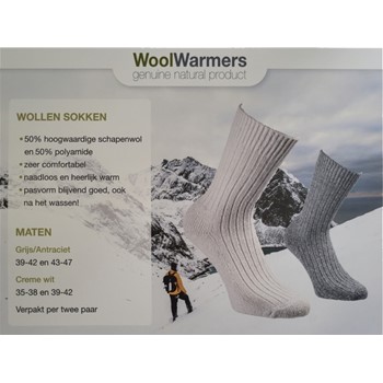 WoolWarmers Presentatie Topkaart Wollen Sokken 1 / 1