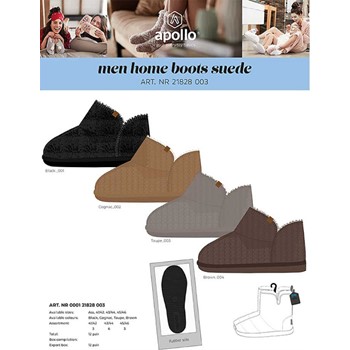 Apollo Mannen Home Boots Suede 000121828003 4 / 4