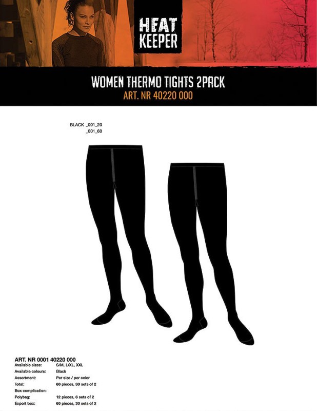 Heatkeeper Ladies Thermo Tights 2-PACK 000140220000 3 / 3