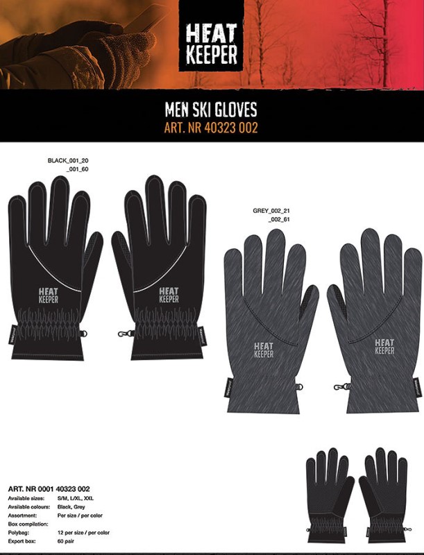 Heatkeeper Heren Ski Handschoenen 000140323002 4 / 4