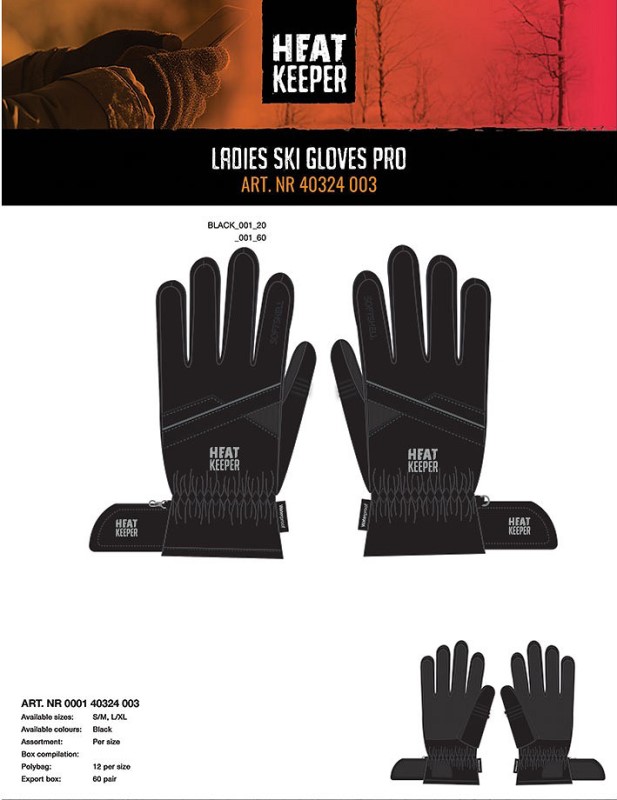 Heatkeeper Dames Ski Handschoenen PRO 000140324003 4 / 4