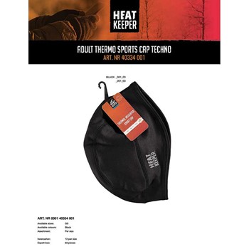 Heatkeeper Heren Thermo Sport cap 000140334001 3 / 3