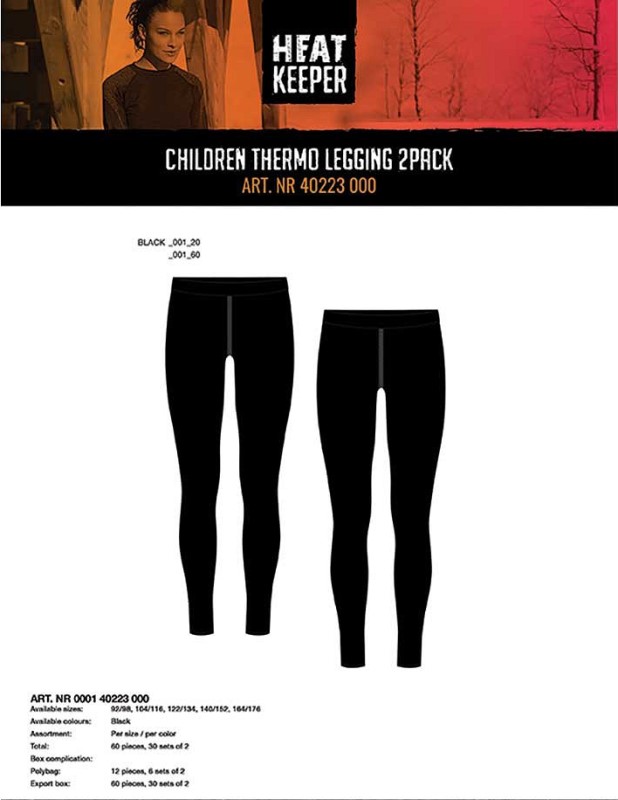 Heatkeeper Kids Thermo Legging 2-PACK 000140223000 3 / 3
