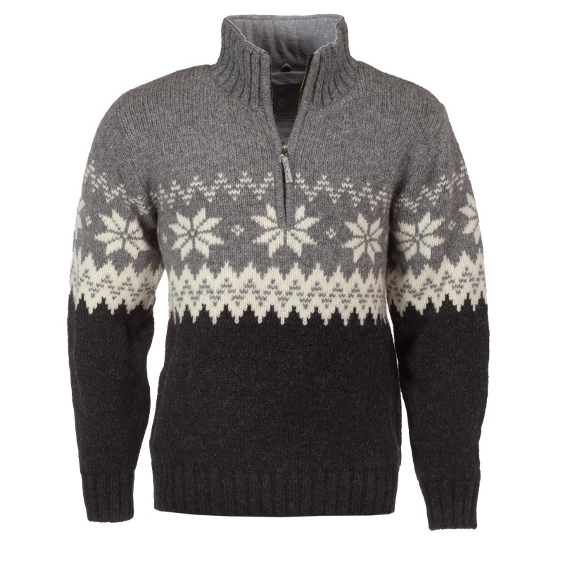 Pure Wool Trui Kees UJK-2402 Antraciet (najaar 2025) 1 / 2