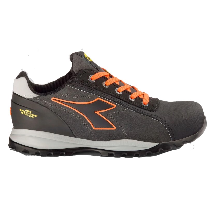 Diadora Glove Net Laag Pro 181122 S1P Asfalt/Oranje 1 / 1