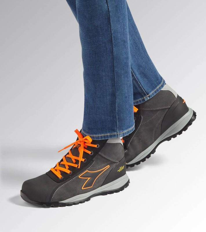 Diadora Glove Net Mid Pro 181123 / 173527 S3L  Asfalt/Oranje 4 / 4