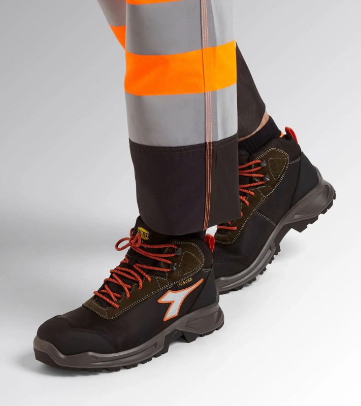 Diadora Sport Diatex 181120 Mid S3 (Zwart/Groen) 2 / 2