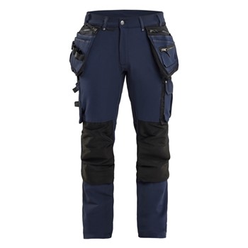 Blaklader Werkbroek 4-weg stretch X1900 19981644 Donkerblauw/Zwart 1 / 2