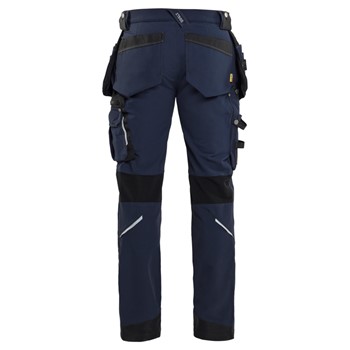 Blaklader Werkbroek 4-weg stretch X1900 19981644 Donkerblauw/Zwart 2 / 2