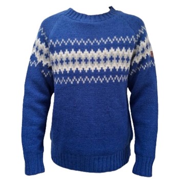 Pure Wool Trui Luka UJK-0425 Blauw (Voorkoop najaar 2025) 1 / 1