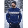 Pure Wool Trui Luka UJK-0425 Blauw (WEEKAANBIEDING!) 2 / 3