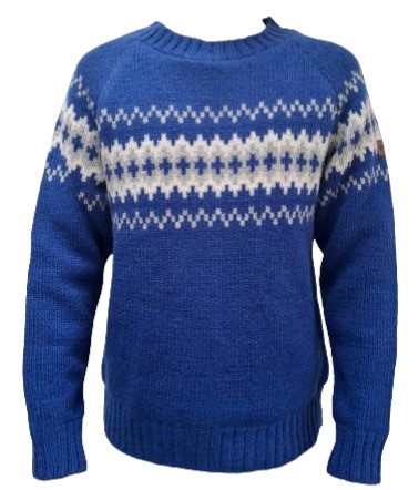 Pure Wool Trui Luka UJK-0425 Blauw (WEEKAANBIEDING!) 3 / 3