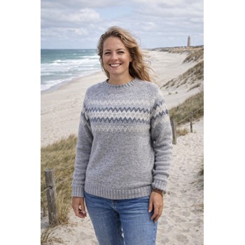 Pure Wool Trui Isa UJK-0426 Grijs 2 / 3