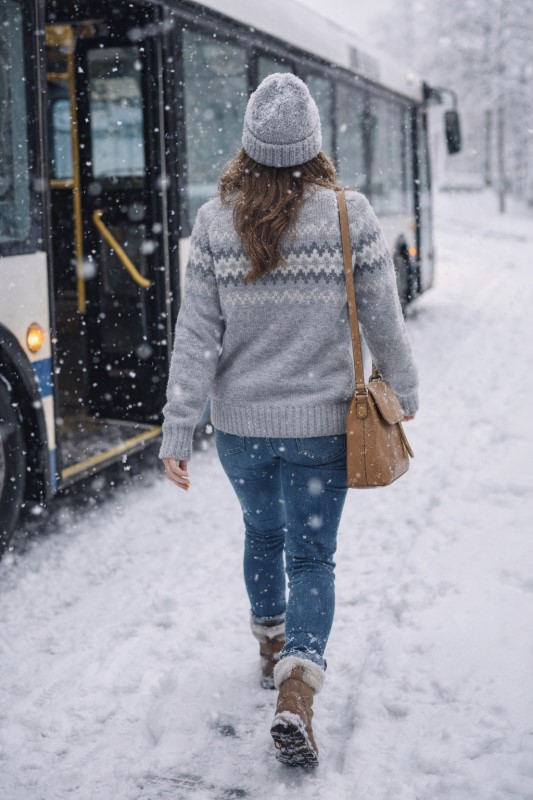 Pure Wool Trui Isa UJK-0426 Grijs 3 / 3