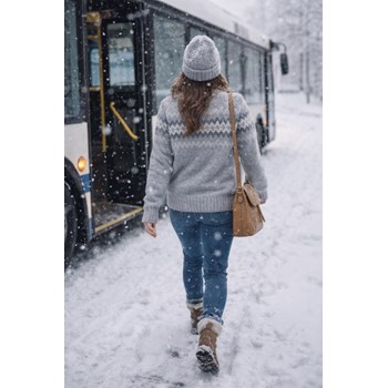 Pure Wool Trui Isa UJK-0426 Grijs 3 / 3