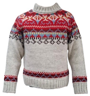 Pure Wool Trui Joa UJK-0525 Ecru (Voorkoop najaar 2025) 1 / 1