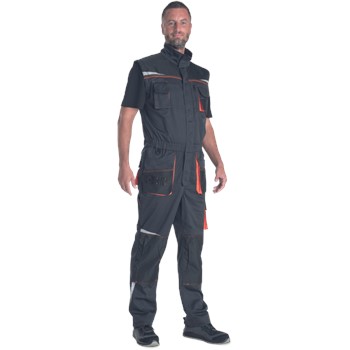 Cerva Emerton Stretch Overall 03560023 Grijs/Oranje 2 / 2
