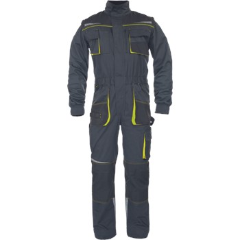 Cerva Emerton Stretch Overall 03560023 Zwart/Geel 1 / 2