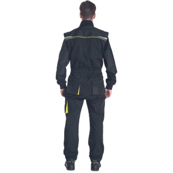Cerva Emerton Stretch Overall 03560023 Zwart/Geel 2 / 2