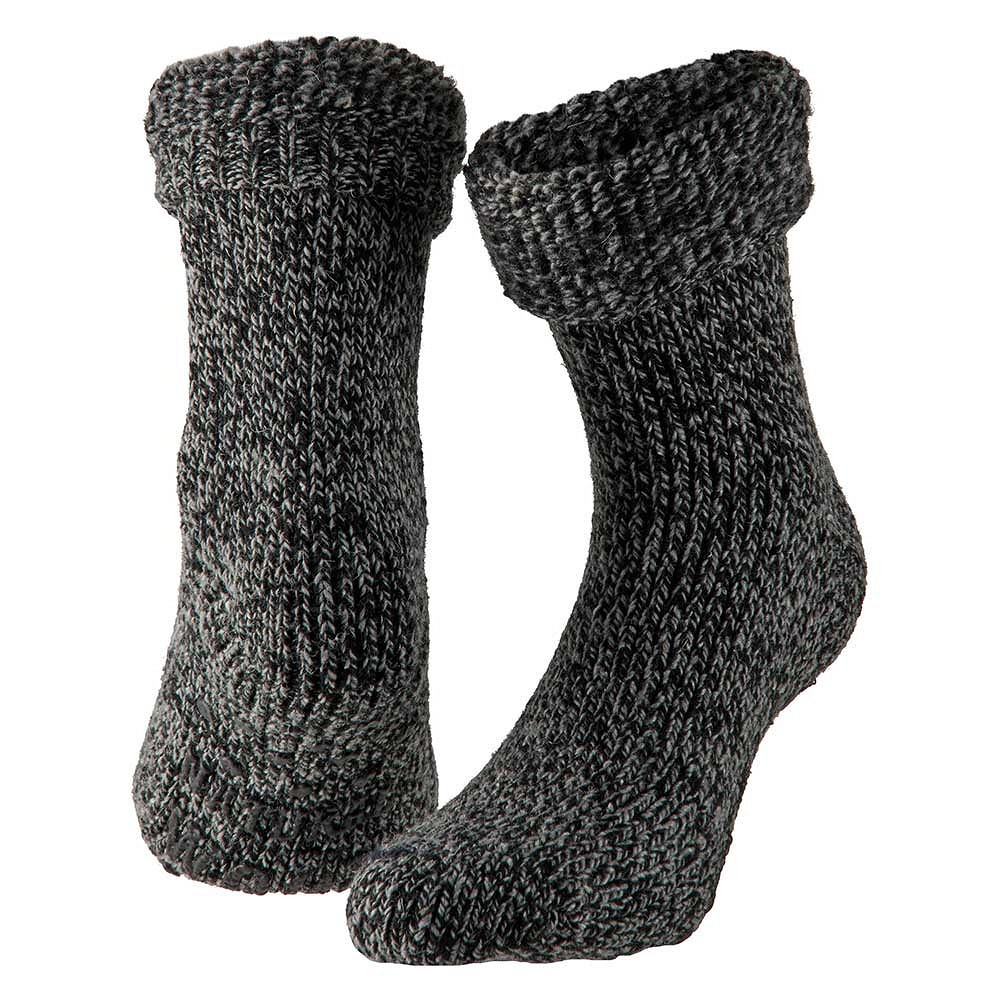 Apollo Unisex Wollen Homesokken 000124354000 Zwart 2 / 4