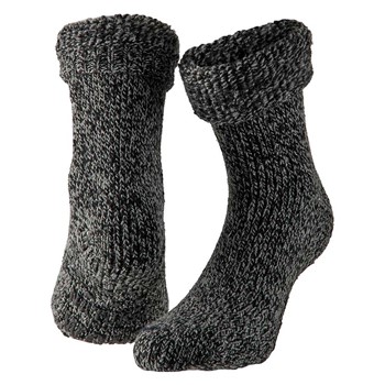 Apollo Unisex Wollen Homesokken 000124354000 Zwart 2 / 4