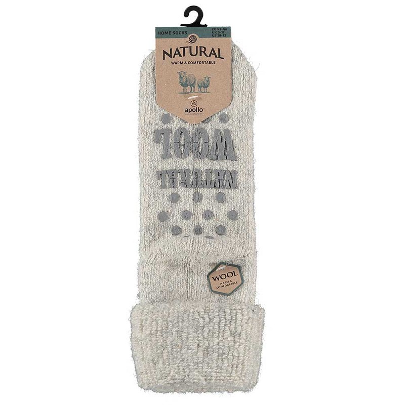 Apollo Unisex Wollen Homesokken 000124354000 Grijs 1 / 4