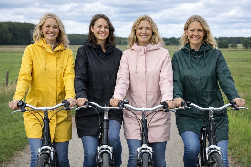 Dames Regenjas Mizzle 43NQ Donkergroen 6 / 6