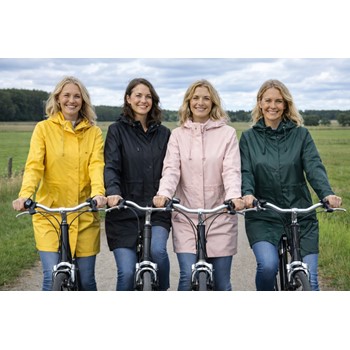 Dames Regenjas Mizzle 43NQ Donkergroen 6 / 6