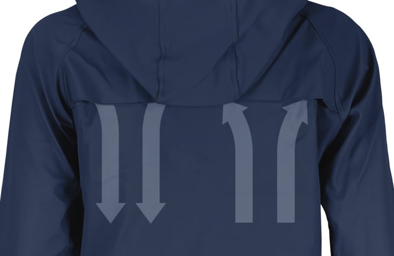 Dames Regenjas Mizzle 43NQ Blauw 3 / 3