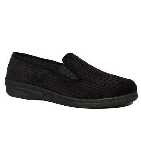 Blenzo 7359 / 4001Z Corduroy Pantoffel Zwart (6) 1 / 1