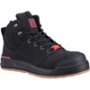 Hard Yakka Lace Zip Boot 3056 S1P Zwart/Paars 1 / 6