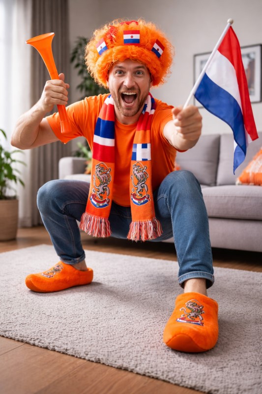 Nijhuis Klomppantoffel Oranje Leeuw art. SL.0744 2 / 4