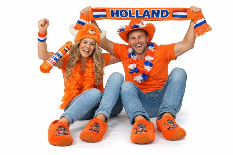 Nijhuis Klomppantoffel Oranje Leeuw art. SL.0744 3 / 4