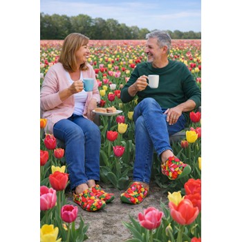 Nijhuis Klomppantoffel Groen Tulp art. SL.9928 4 / 4