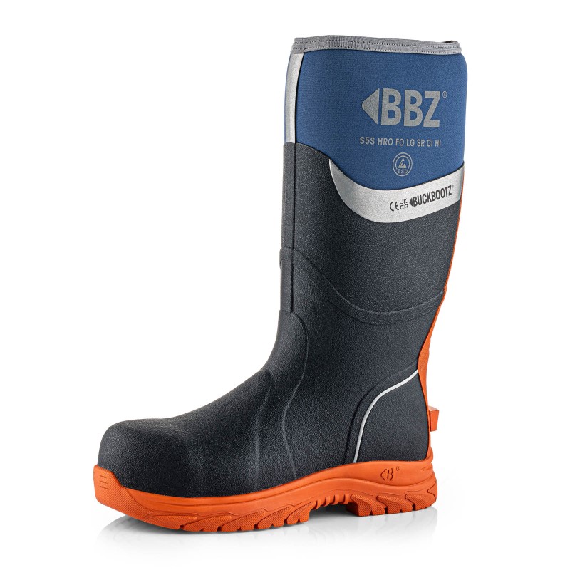 Buckbootz Neopreen Laars BBZ6000BLNM S5S Blauw 4 / 6