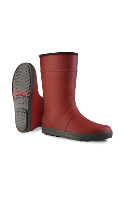 Dunlop PB0HH45 Amsterdammer bont gevoerde laars bordeauxrood 1 / 5