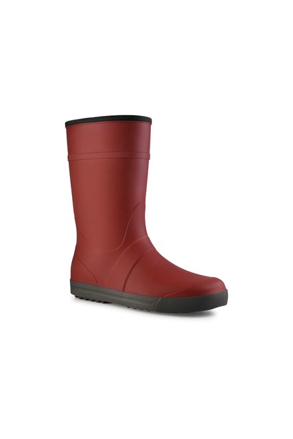 Dunlop PB0HH45 Amsterdammer bont gevoerde laars bordeauxrood 2 / 5