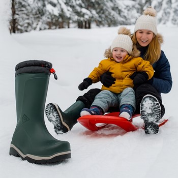 Dunlop MK0KL45 Blizzard Gevoerde Winterlaars Kids Groen 6 / 6